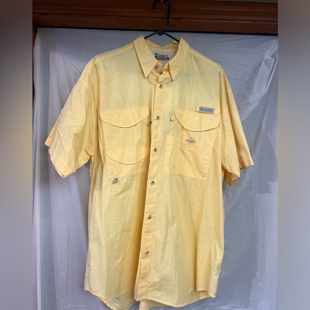 Colombia PFG Men’s Large Bonehead short sleeve bottom down shirt NWT
